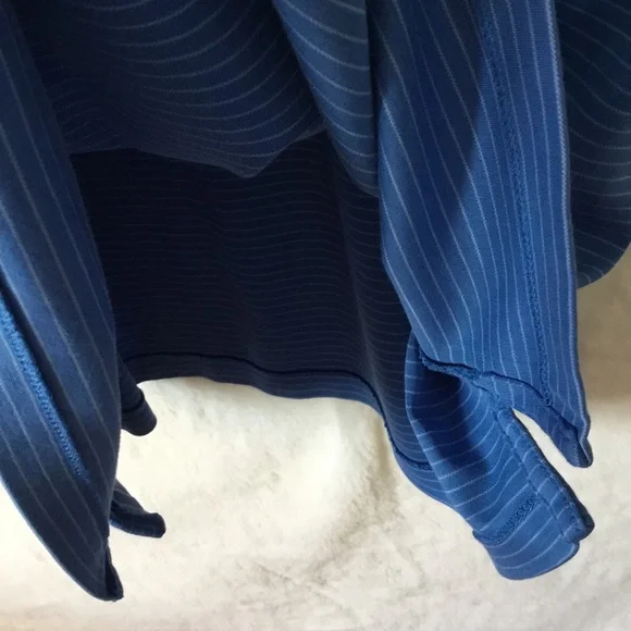 Calvin Klein Striped Blue Men Polo Shirt - Picture 10 of 14